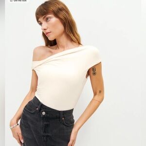 Reformation Cello Off the Shoulder Top, NWT